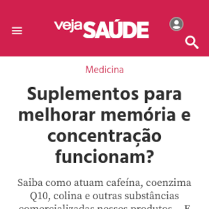 Veja Saúde - Suplementos para melhorar memória e concentração funcionam?